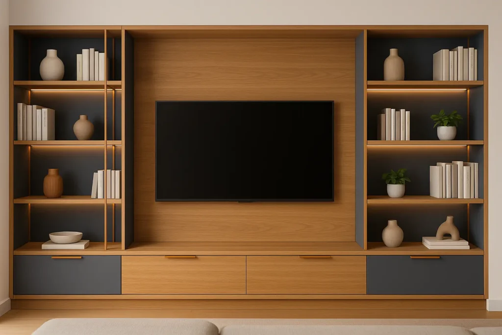 muebles a medida salón alcobendas acabados profesionales