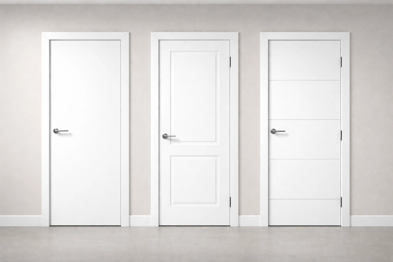 comparativa de precios entre diferentes gamas de puertas de interior instaladas