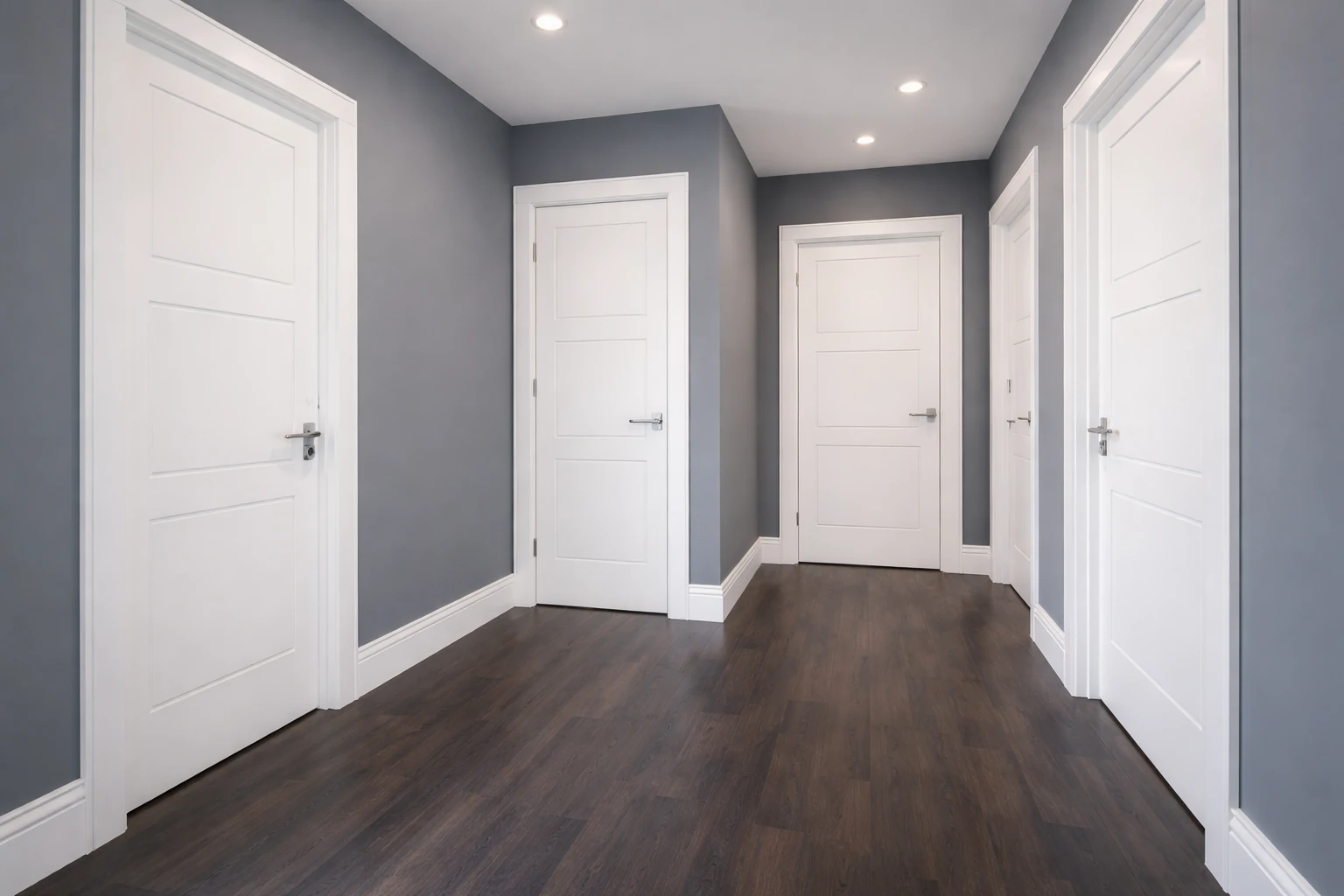 instalación de puertas interiores en piso de Alcobendas con acabados profesionales